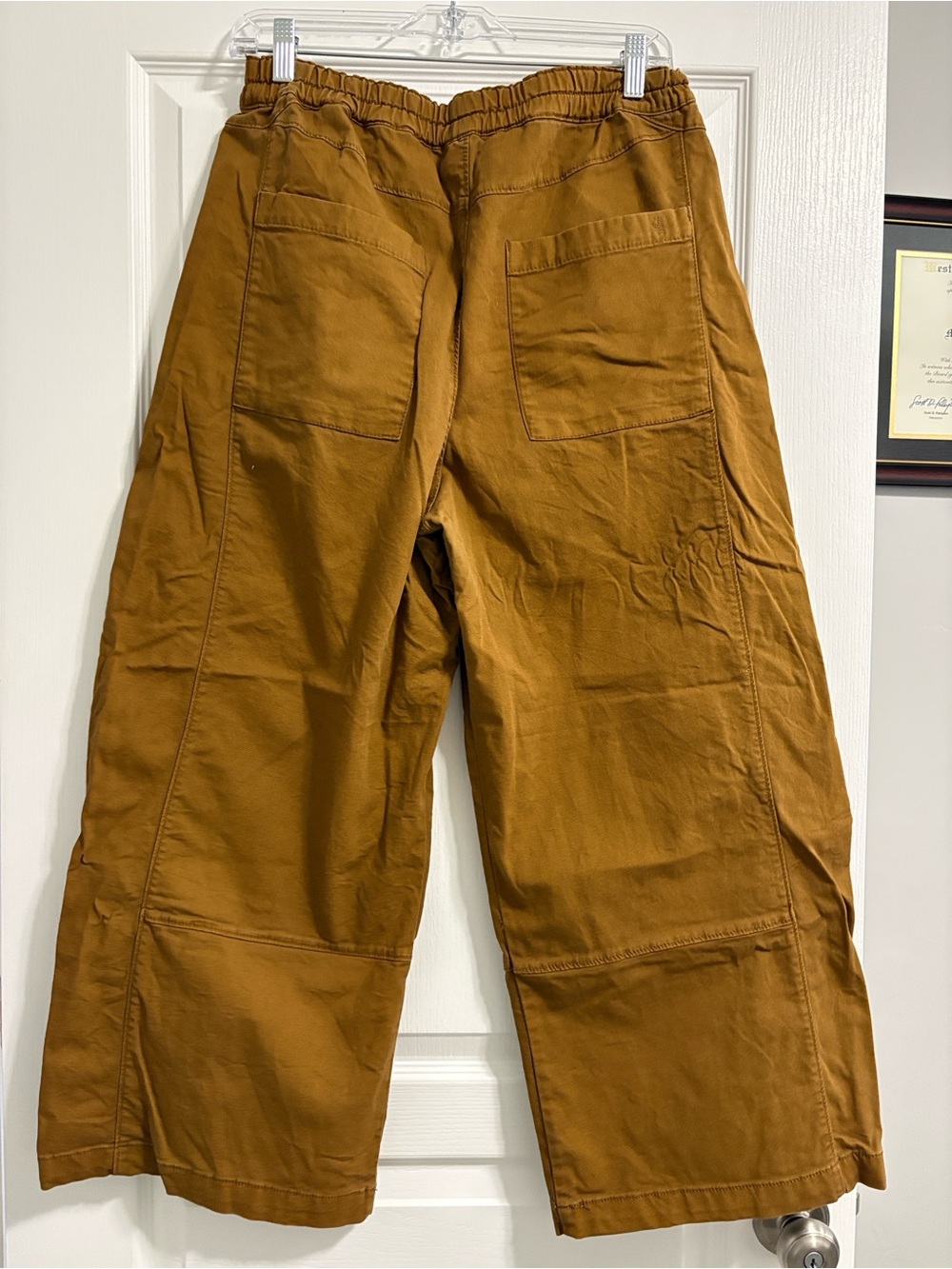Pilcro Wide-Leg Pull-On Pants in Brown - Picture 5 of 5